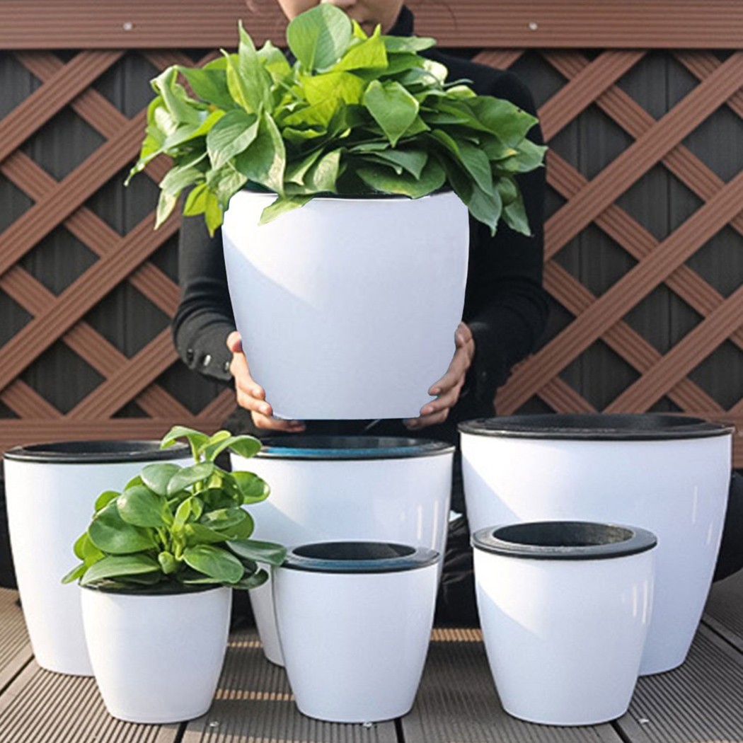 자동 급수 꽃 식물 화분, 레이지 화분, 모조 도자기, - Self Watering Insert 리뷰 및 가격