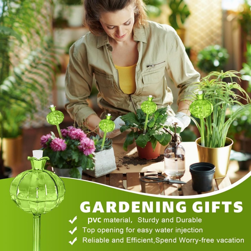 PVC 자동 식물 급수 벌브 모양 꽃 식물 물방울 주입 - Self Watering Insert 리뷰 및 가격